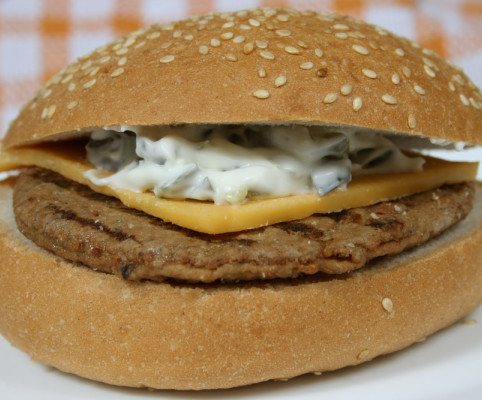 Cheeseburger Στρογγυλο